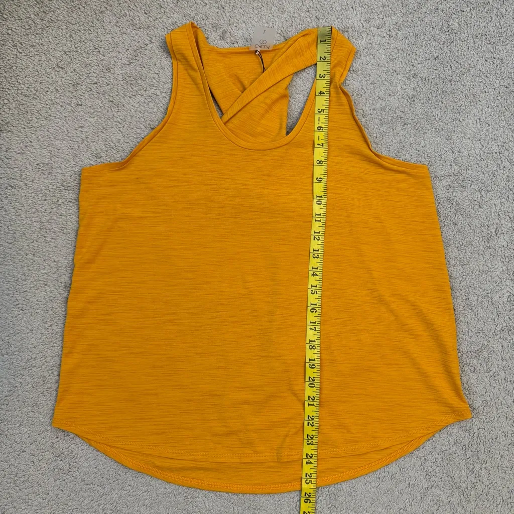 Calia By Carrie Underwood Twist Back Tank Top Glowing Umber L Orange Size L - Image 8