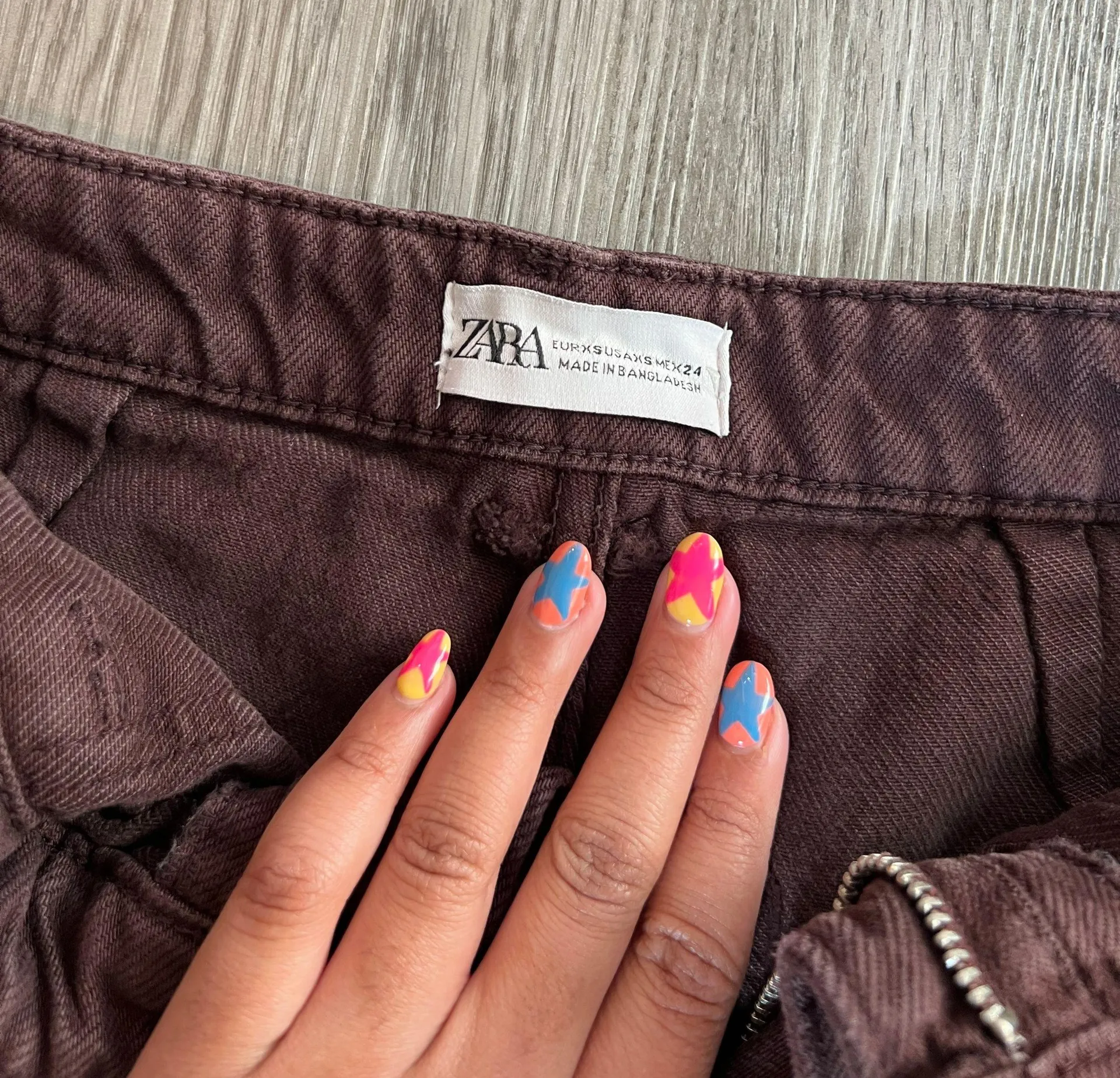 Brown High Rise Jeans - Image 3