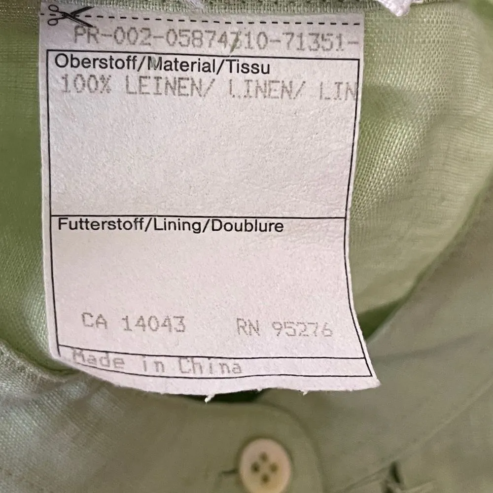 Cerruti‎ 1881 Blouse Green Size undefined - Image 6