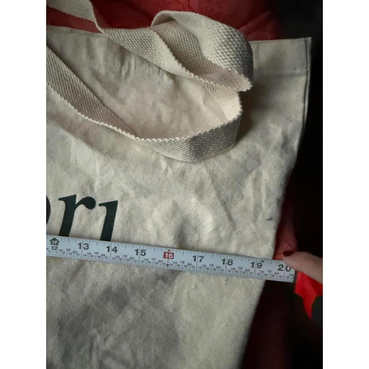 Vuori Canvas Tote Bag with Printed Logos - Image 3