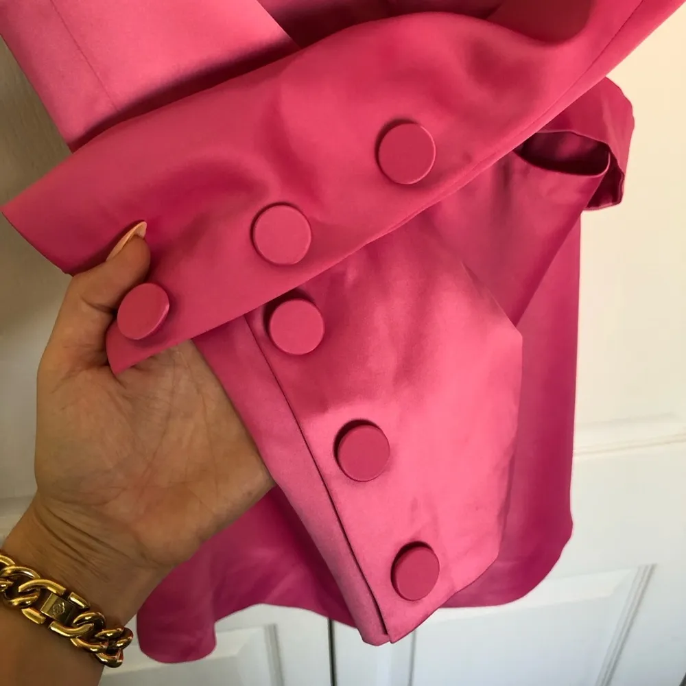 NWT For Love & Lemons Pink Marie Blazer Mini Dress Size M - Image 7