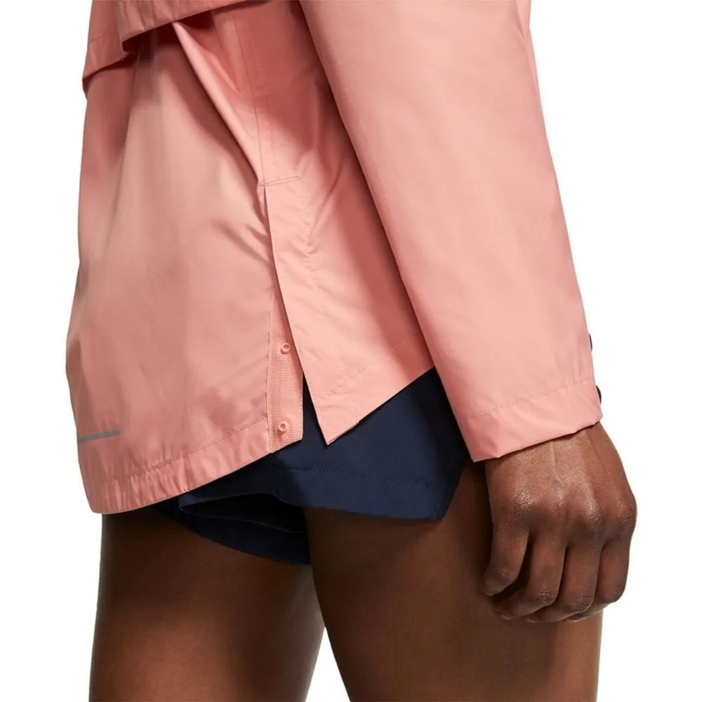 New! NIKE Essential Packable Running Zip Rain Jacket Lightweight Water Repellent - Image 10