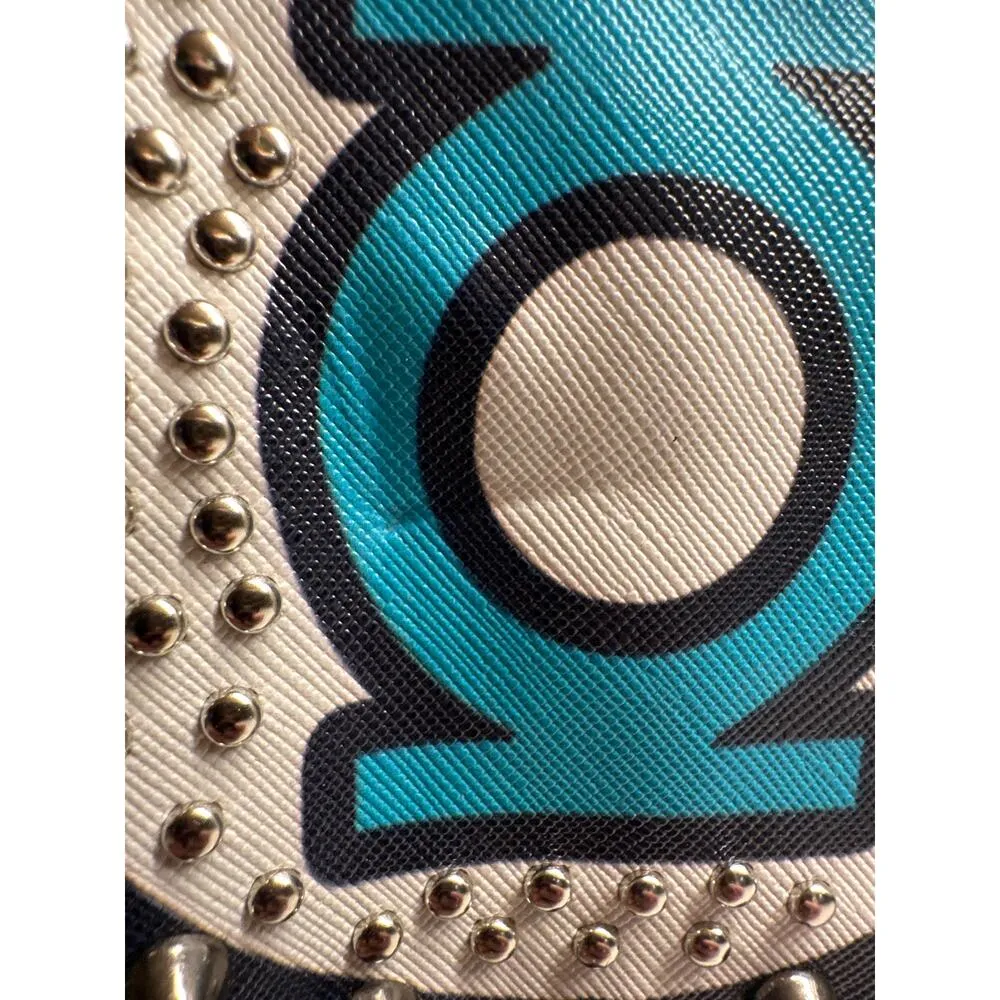 Unique Superhero Chic Crossbody Clutch Rivets Superman Batman Flash Black - Image 7