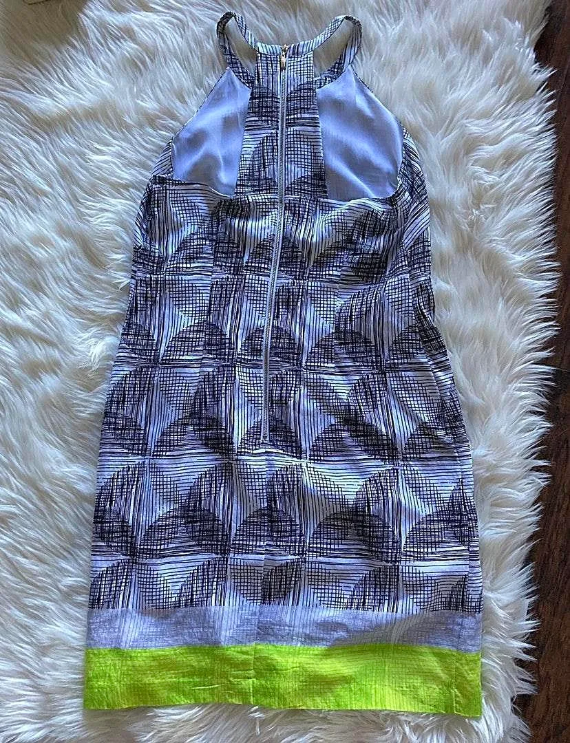 Lime Punch T-back Shift Dress - Image 5