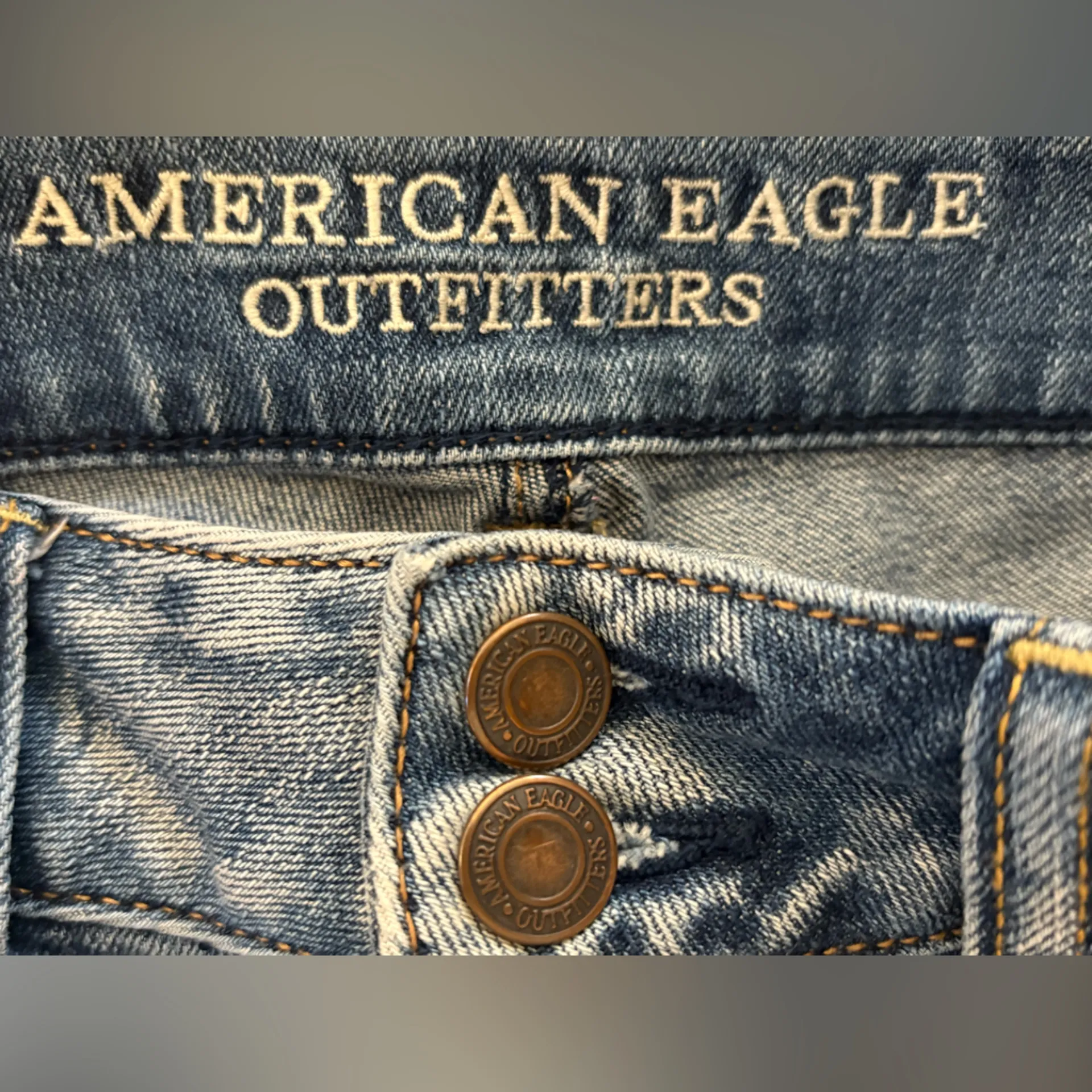 American Eagle Outfitters Artist Stretch Distressed Flare Jeans - Image 4