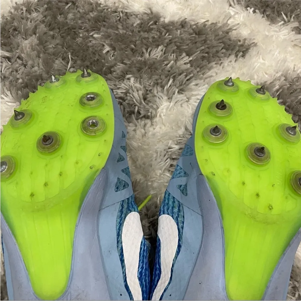 Nike Zoom Rival M 8 Hyper Cobalt 806559-401 Womens Track Cleats Blue - Image 7