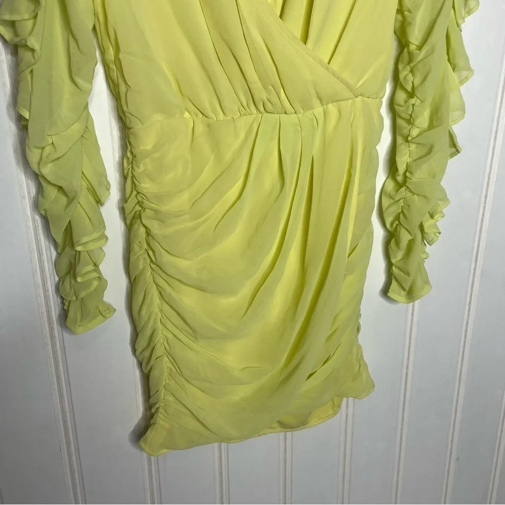NBD Yellow Mini Long Sleeve Dress 106 - Image 8