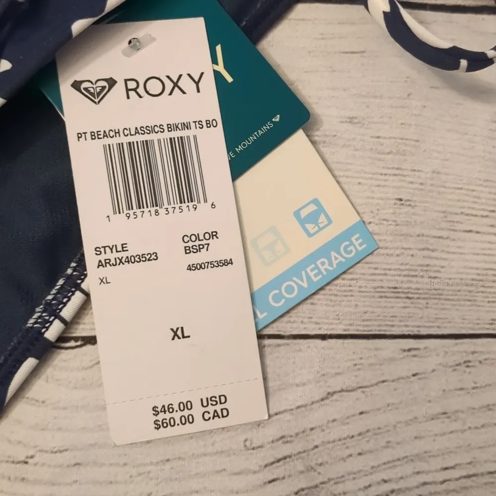 Roxy  Beach classics bikini bottoms size XL - Image 2