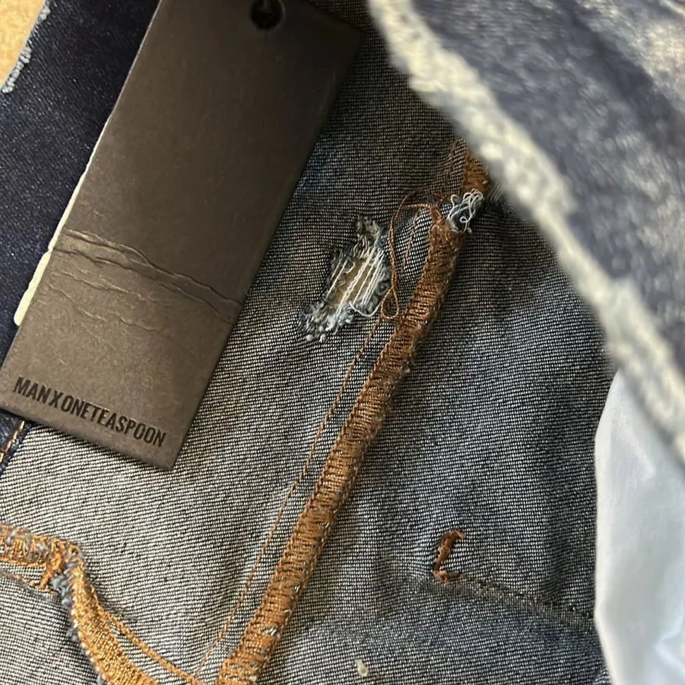 One Teaspoon Distressed Blue Denim Skirt(Size 26) - Image 7