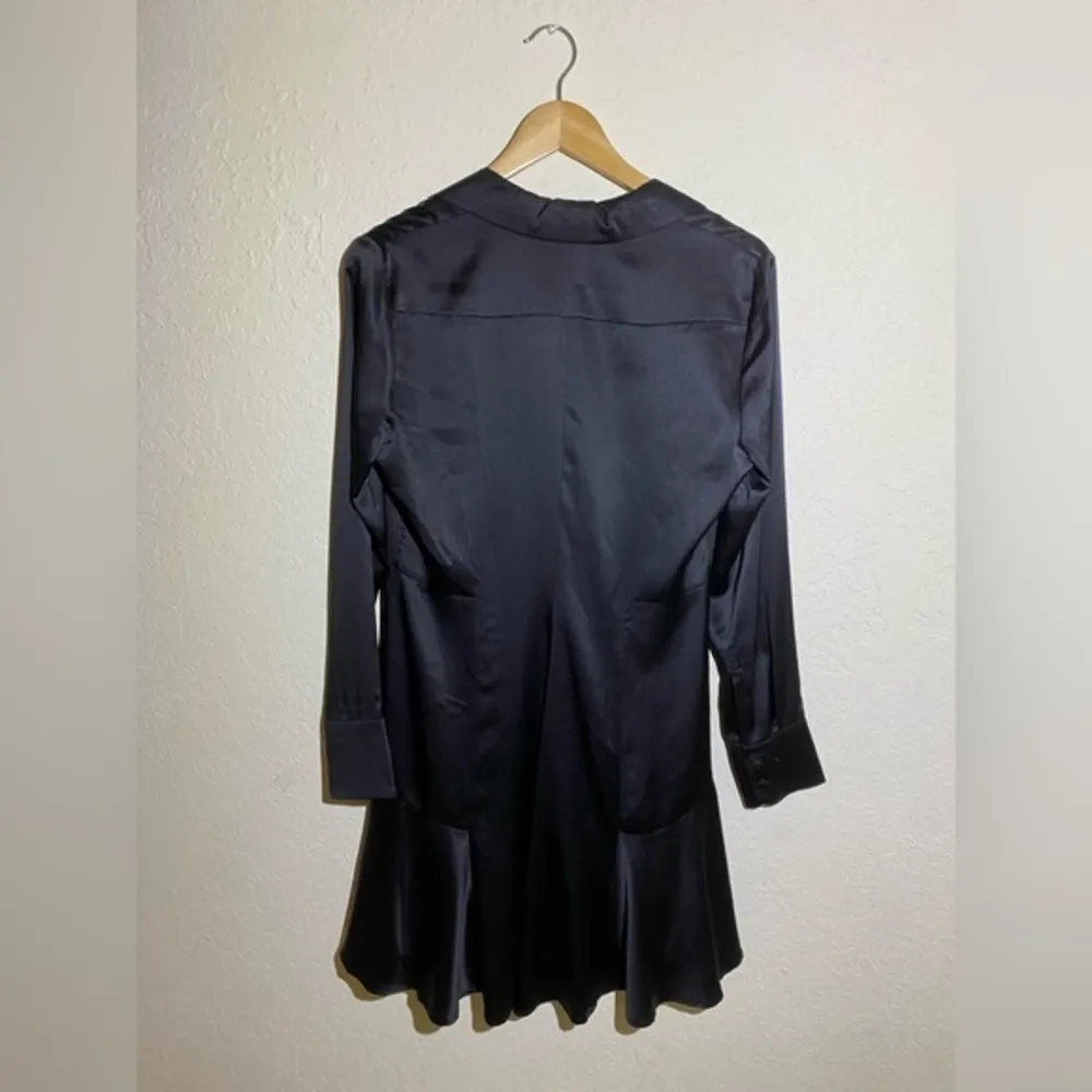 NWOT A.L.C. Rora Silk Black Mini Dress ( 4 )‎ - Image 5