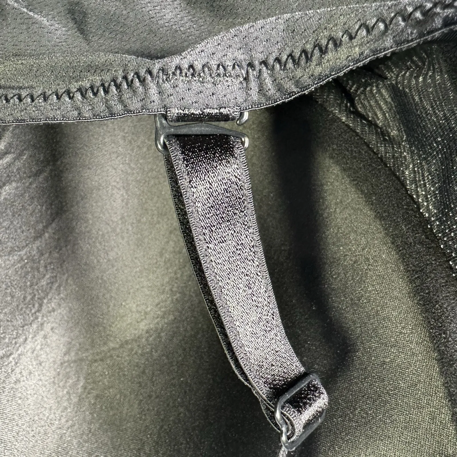 SHEIN‎ Womens PLUS Underwire Detachable Strap Longline Bra Black Sz 105D US 46D - Image 15