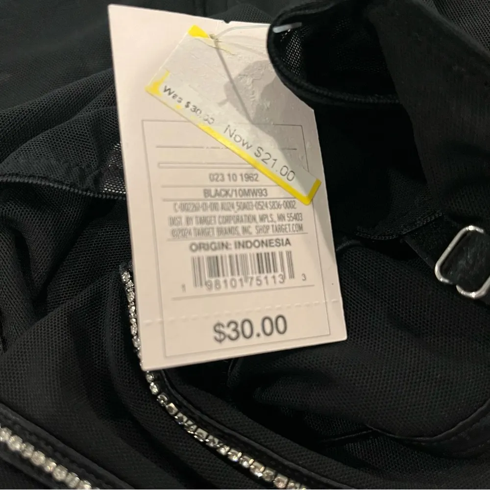 🌸NWT AUDEN BLACK RHINESTONE BODYSUIT SIZE SMALL🌸 - Image 7