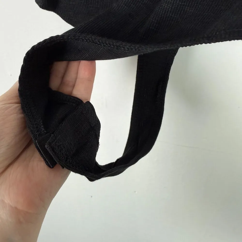 NWOT ASOS Design Short Sleeve Ribbed Bodysuit Black Size 00 PETITE 00P NEW - Image 8