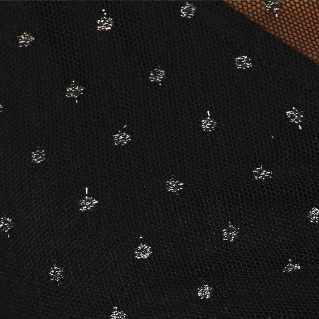 PAIGE Black Sheer Polka Dot Bodysuit - Image 6