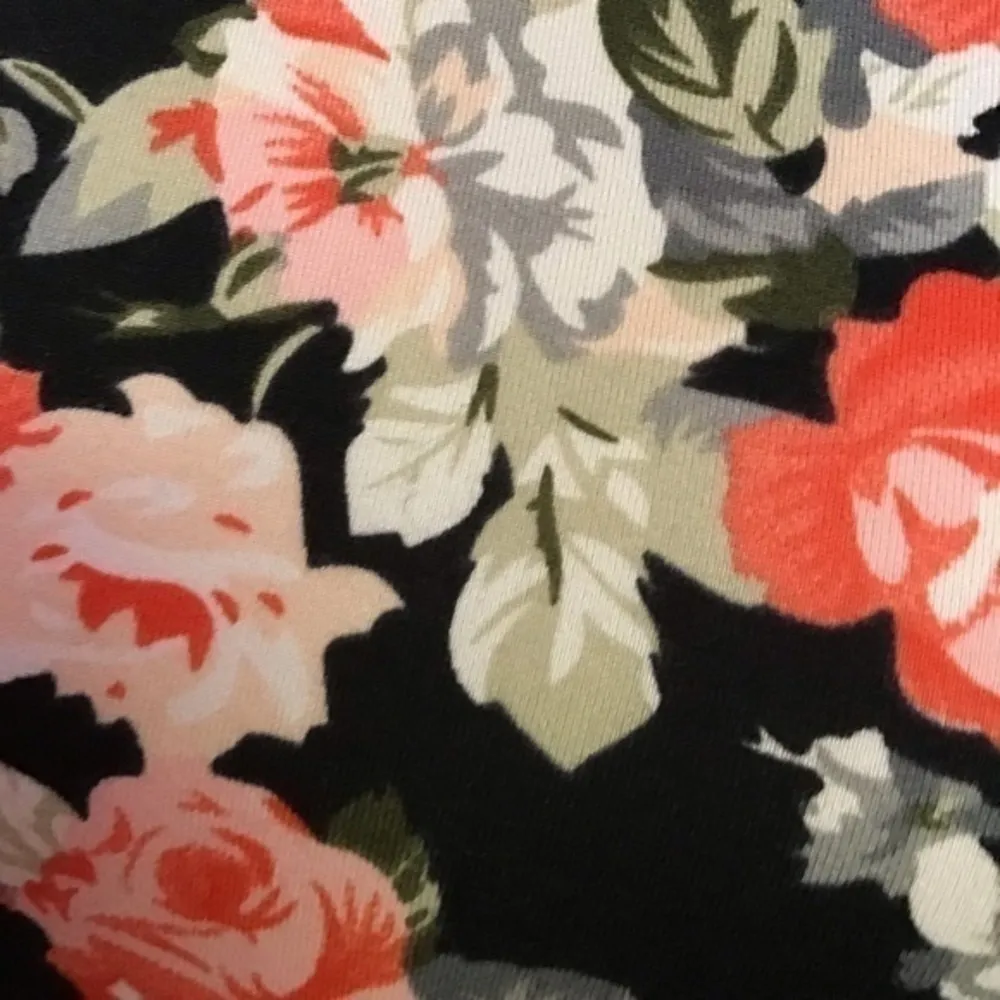 Floral drop waist dress Black Size M - Image 4