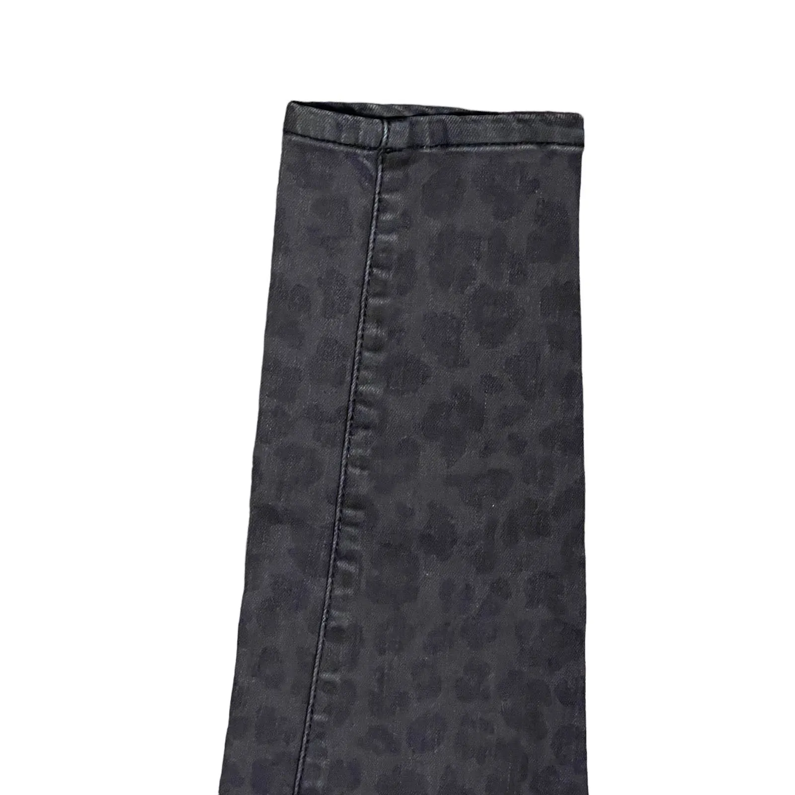 Harper Skinny Jeans Size 28 Black Gray Animal Print Womens Denim‎ Stretch 28X27 - Image 3
