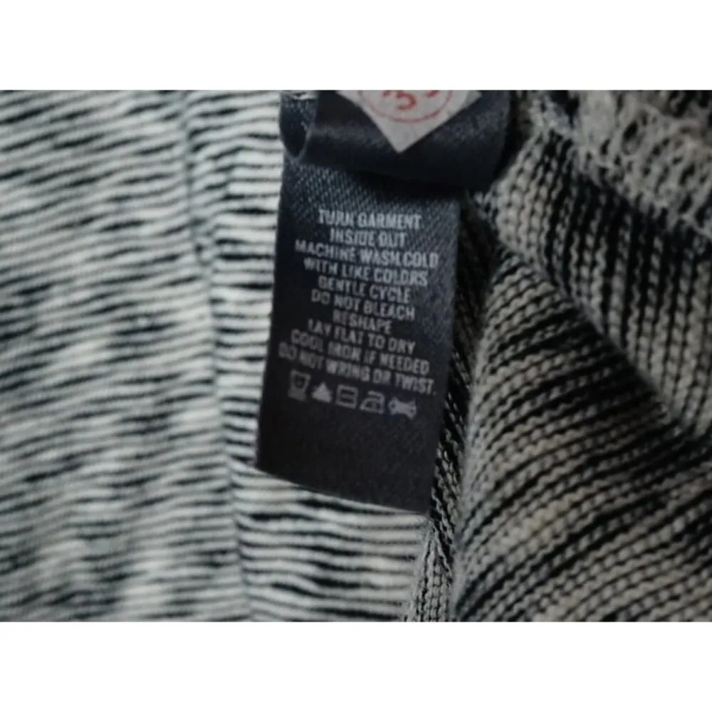 Aerie Women's Medium Space Dye Marled Knit Pullover Hoodie Raglan Long Sleeves - Image 6