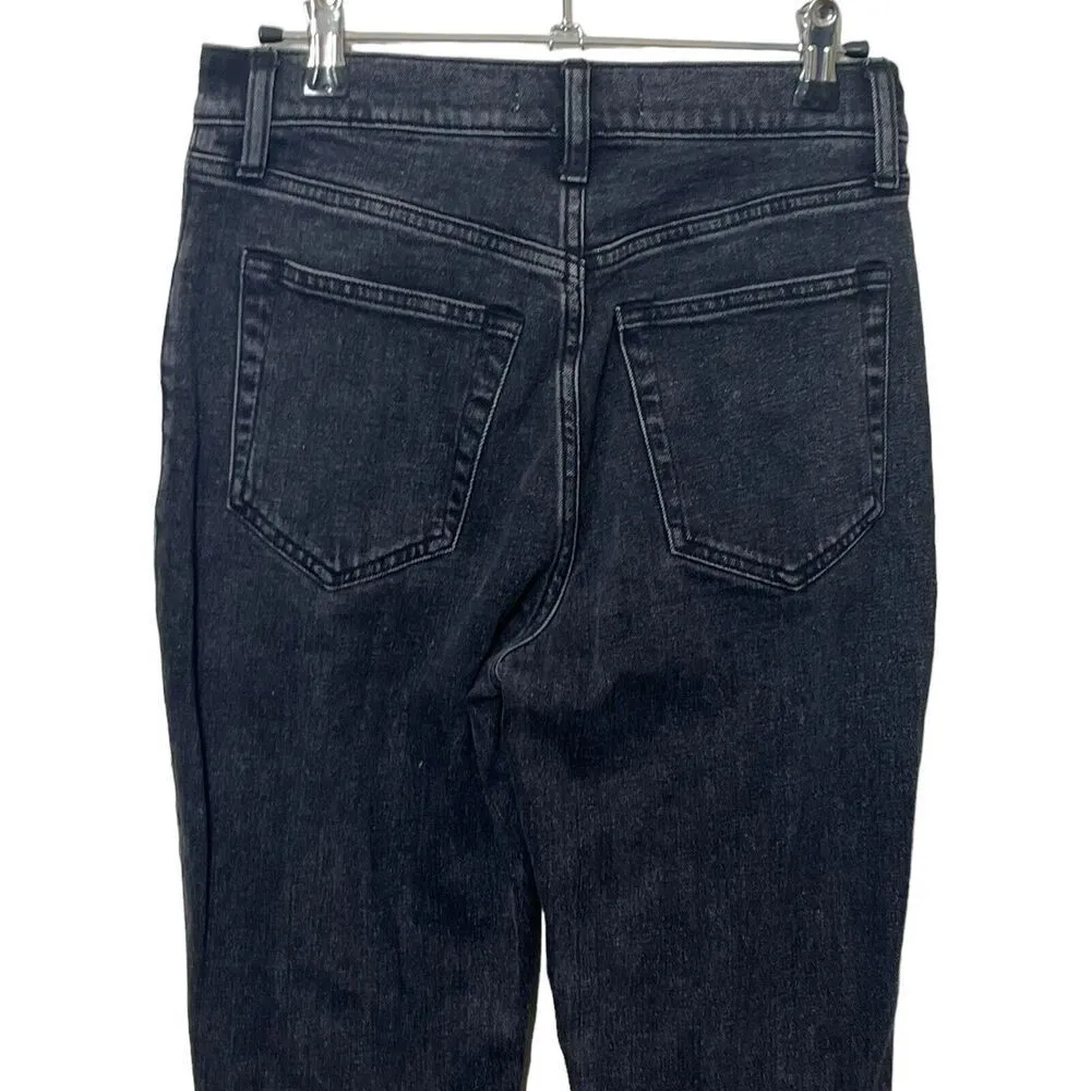 Abercrombie & Fitch 90s Slim Straight Ultra High Rise Jeans 25S Criss Cross - Image 5