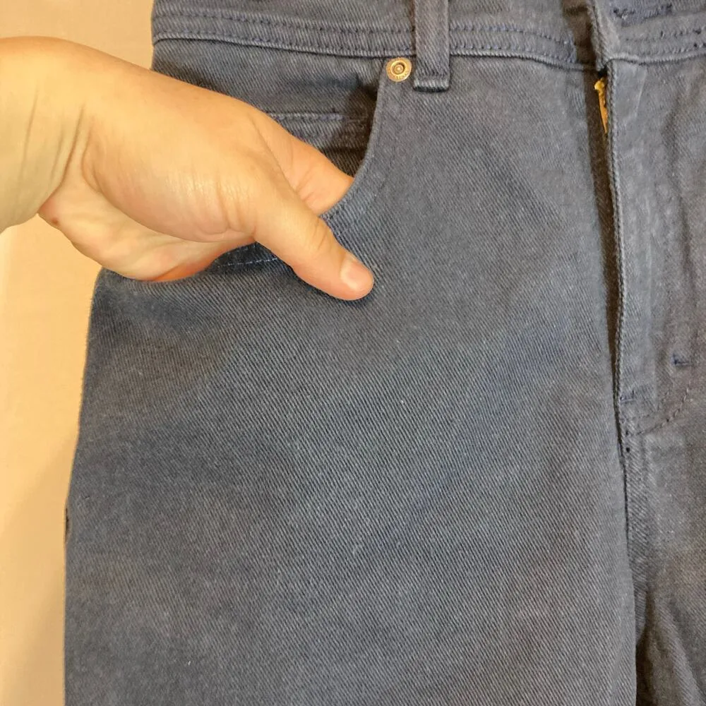 NWT Gloria Vanderbilt Classic Fit Tapered Leg Stretch Short Navy Denim Jeans - Image 7