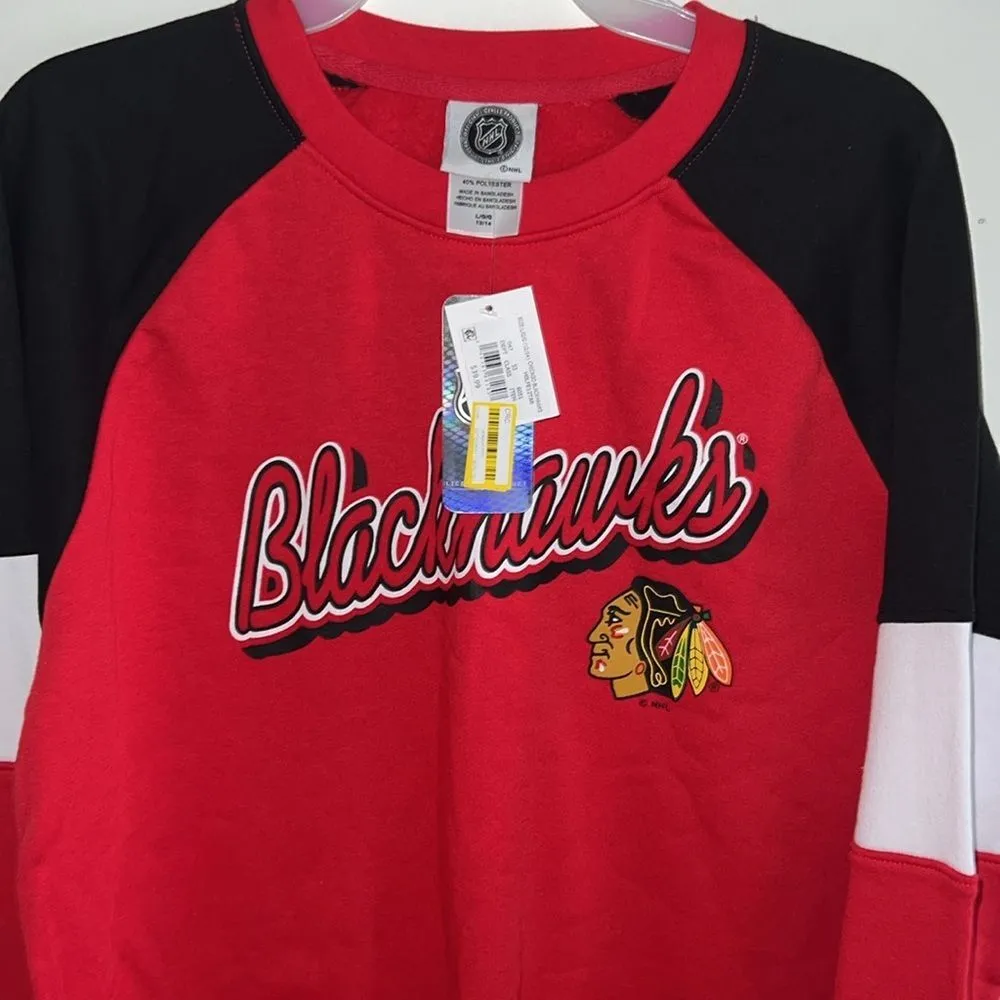 NHL CHICAGO BLACKHAWKS SIZE S 4/6 NWT looks like unisex Red - Image 2