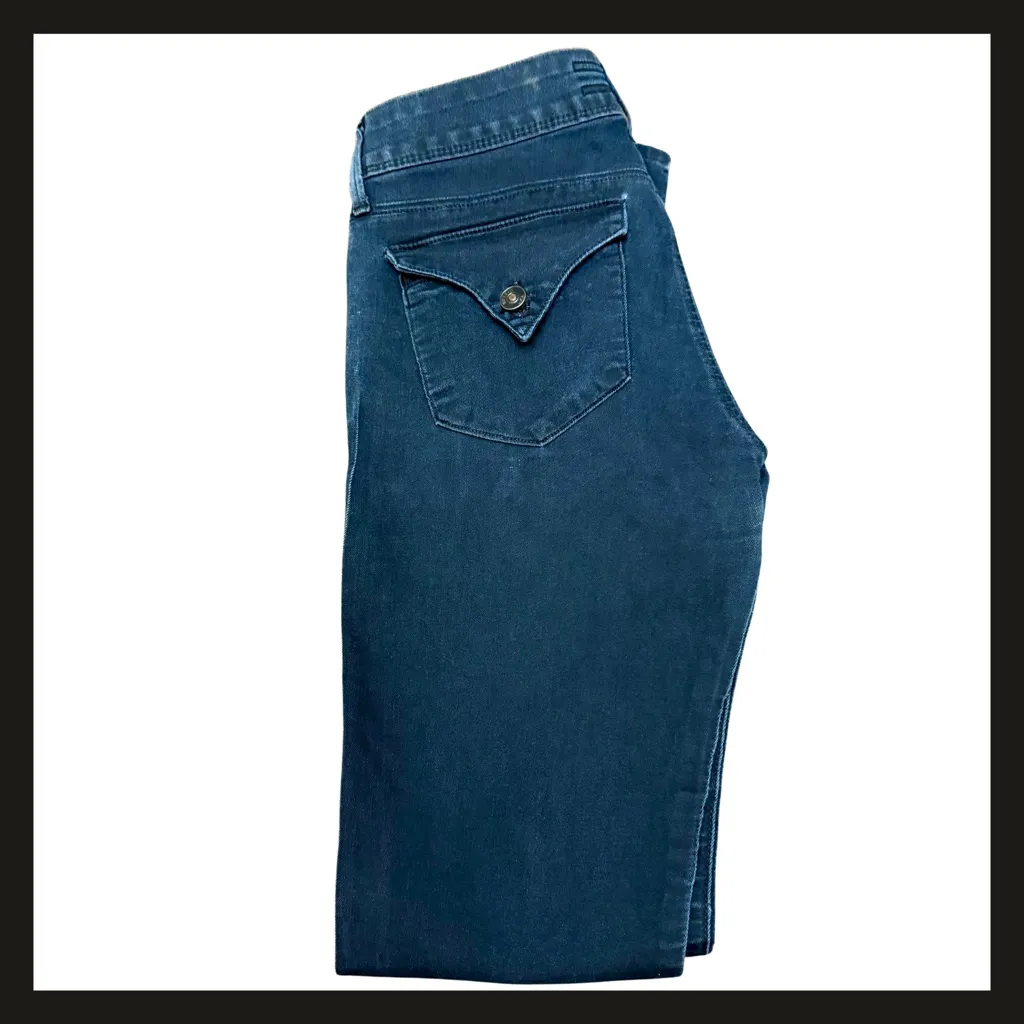 Hudson Jeans Women’s Size 28 Blue Stretch Skinny Pants Made in USA Los Angeles - Image 5