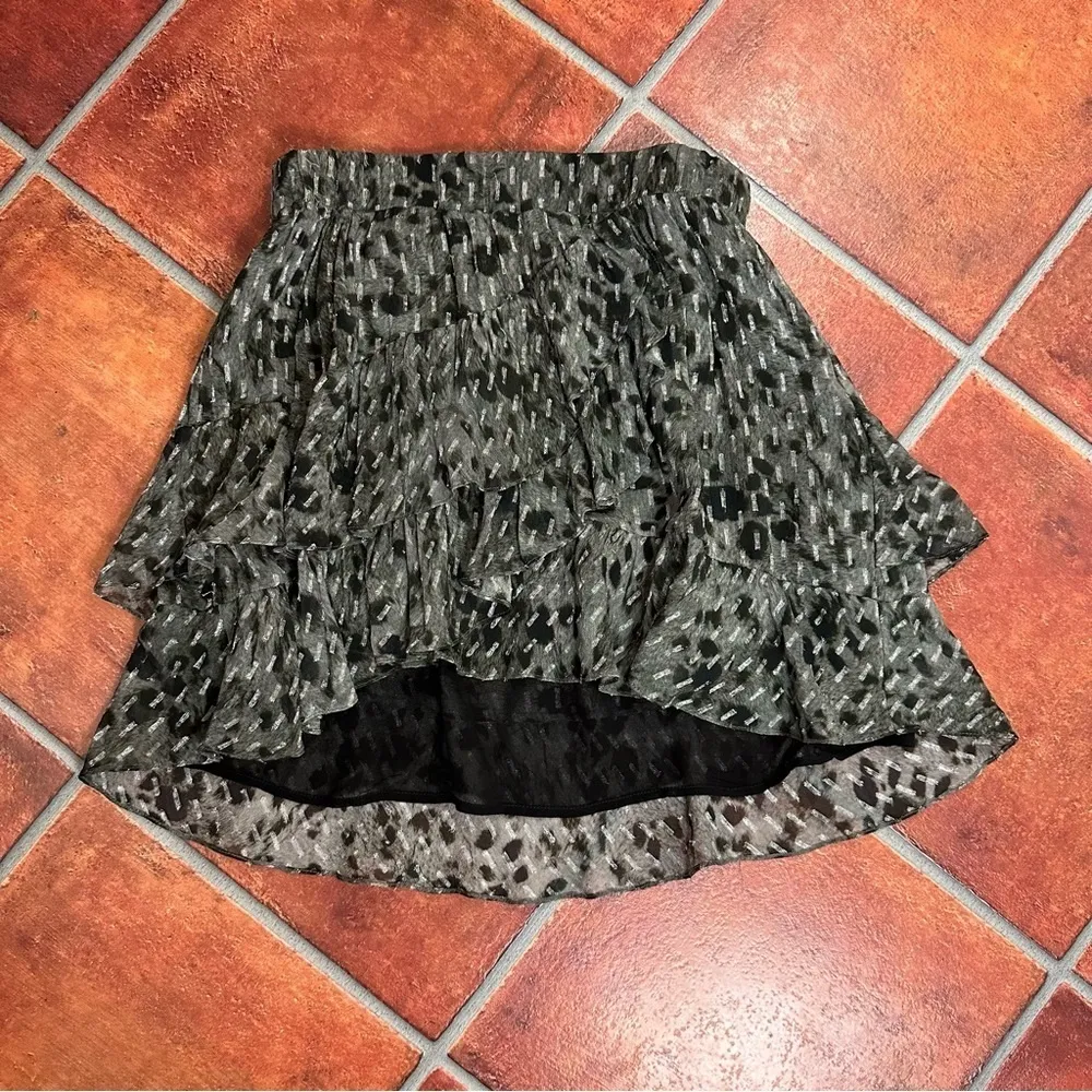 IRO Tiered Celie Skirt in Metallic - Image 3