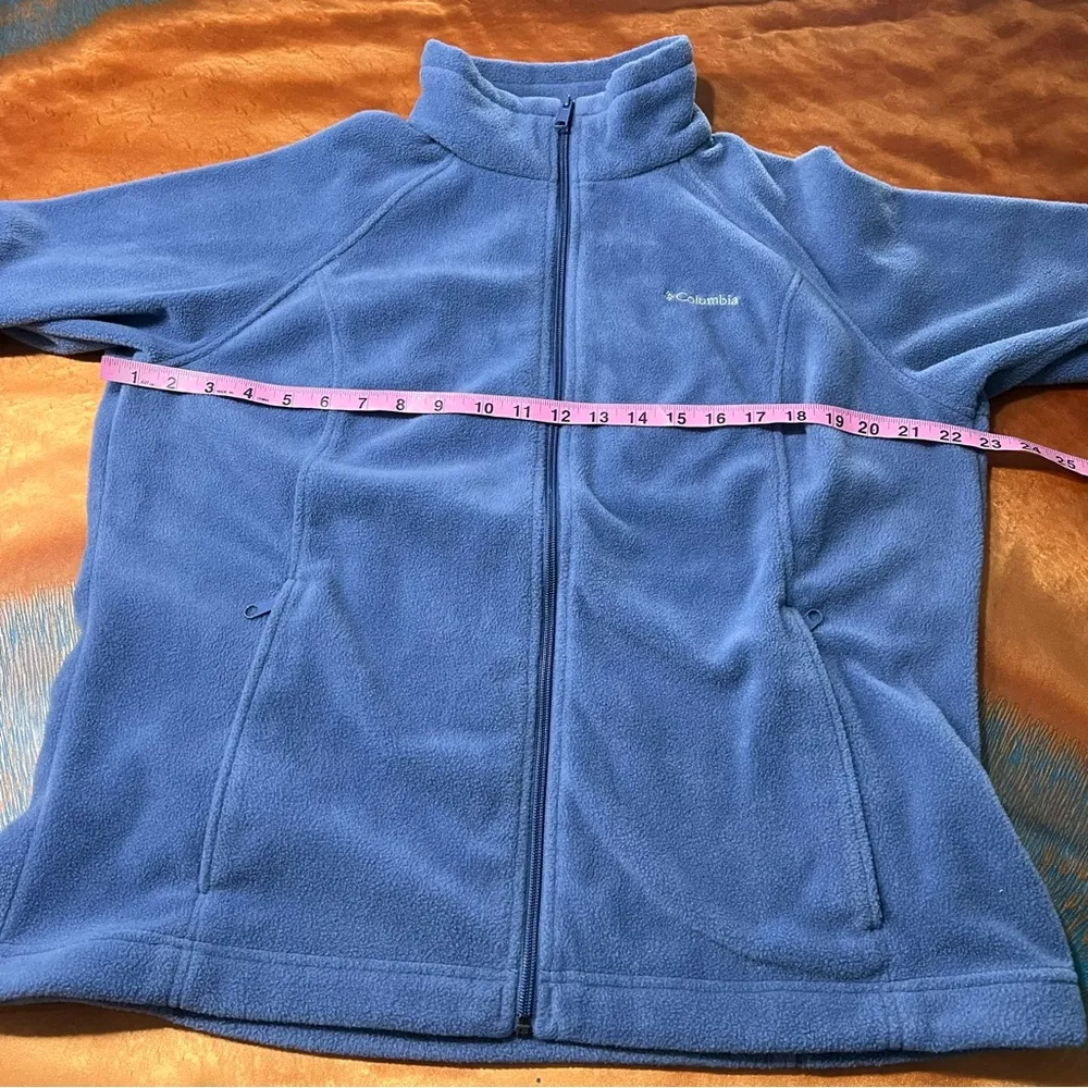 Columbia Blue Fleece Full zip Jacket XL - Image 7