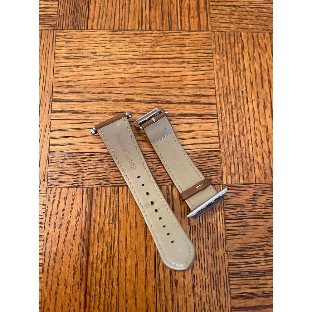Apple  Leather brown watch band - Image 3