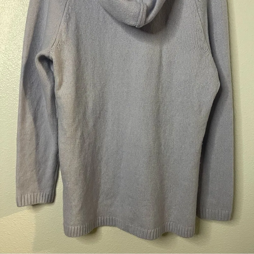 Evri hoodie sweater light pastel purple v neck size 0X Plus or US12W - Image 11