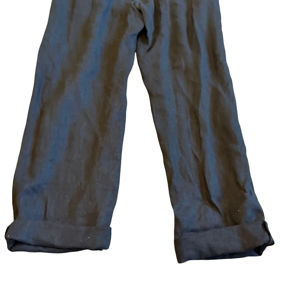 Reistor 100% Hemp Black Jumpsuit Organic Natural Fibers Size Small Women's - Image 3