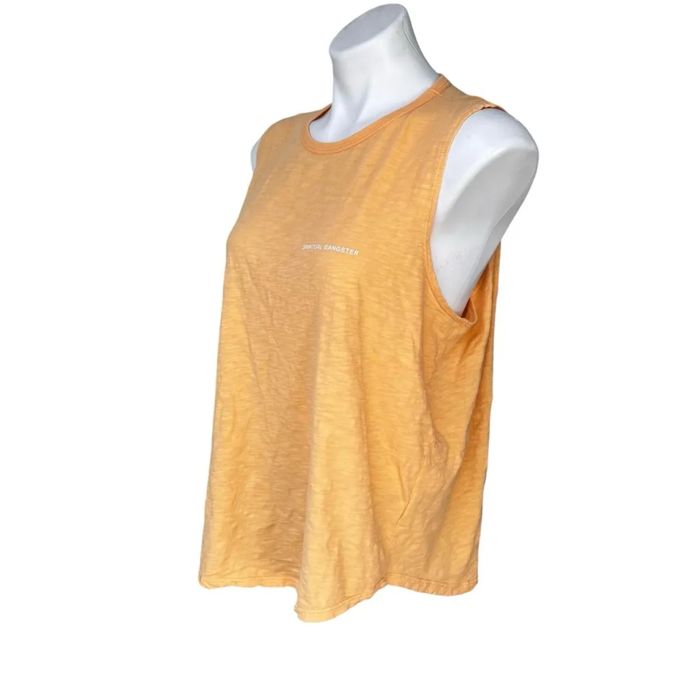 Spiritual Gangster SG Double Twist Tank Apricot, Sz XL - Image 7