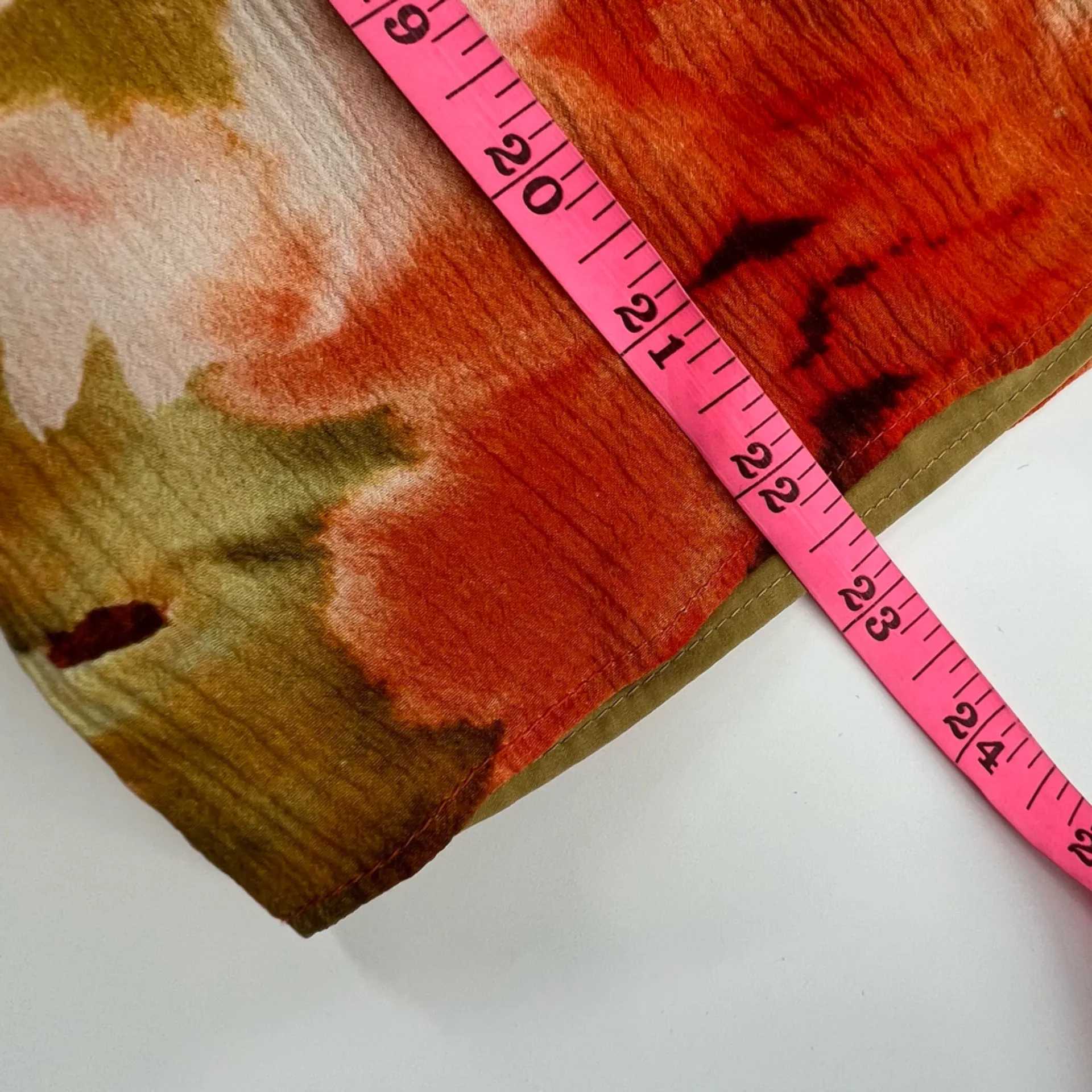 Marie Oliver silk blend floral ruffle blouse sz S - Image 5