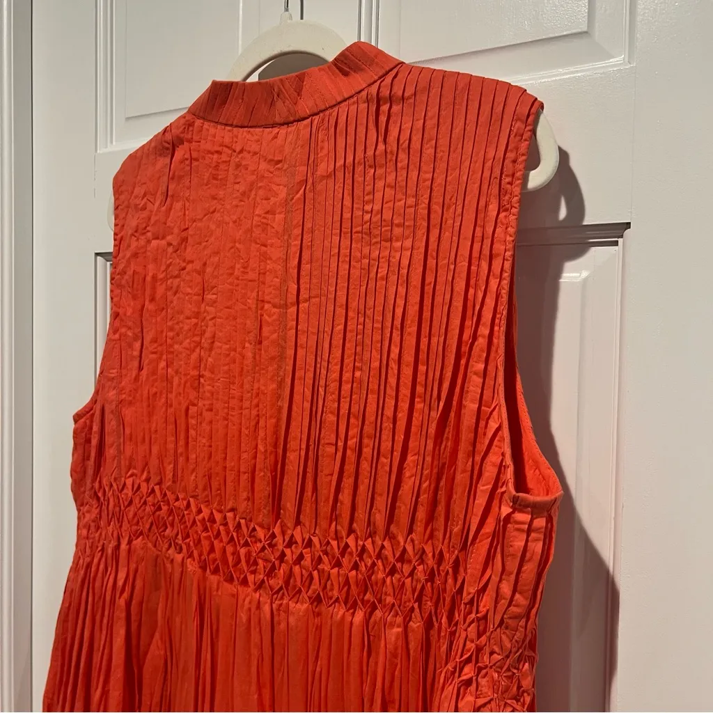 Gretchen Scott NWT Aurora Goddess Of Sun Dress Roman Goddess Coral XXL Pink - Image 6