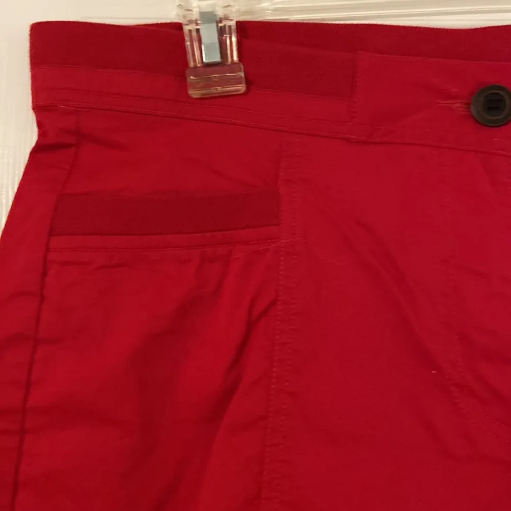 Kim Rogers Comfort Waist Crop Pants size 12 brand new color red two front pocket - Image 5