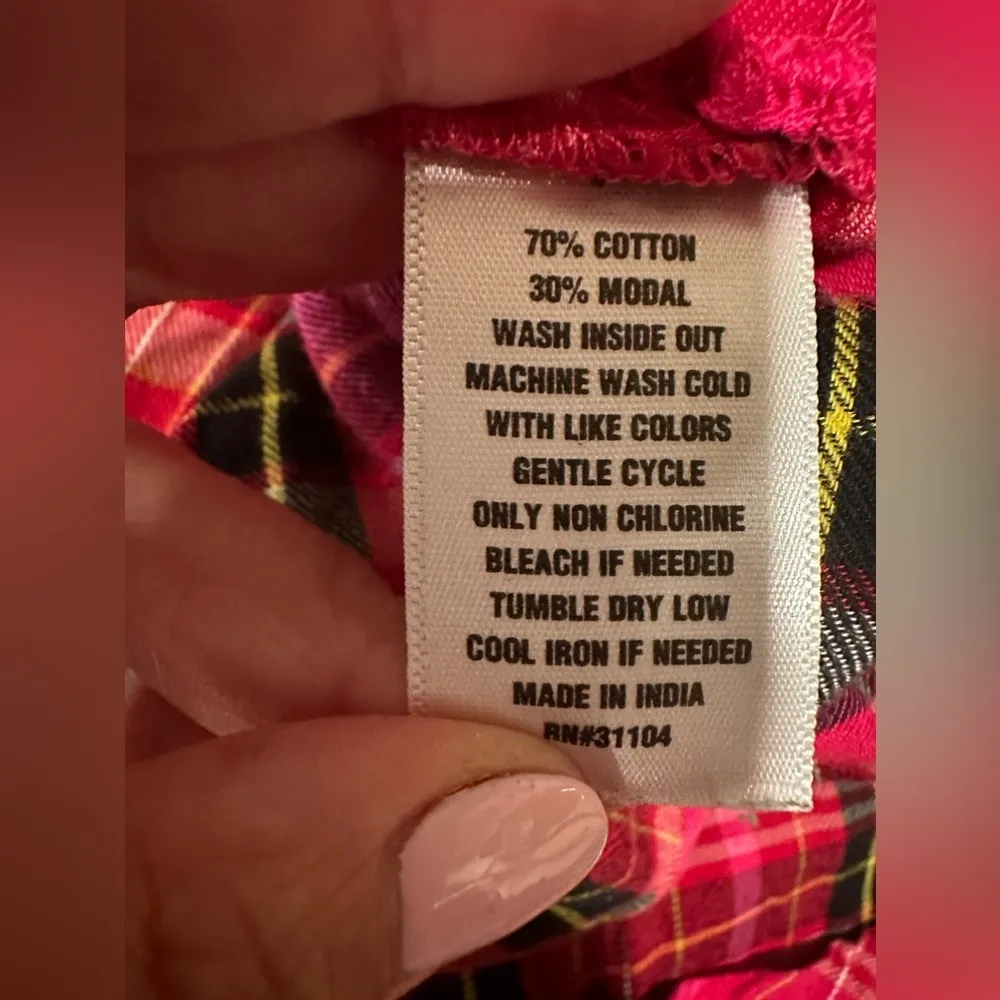 EUC True Craft Red Plaid Button Down Top XL - Image 5