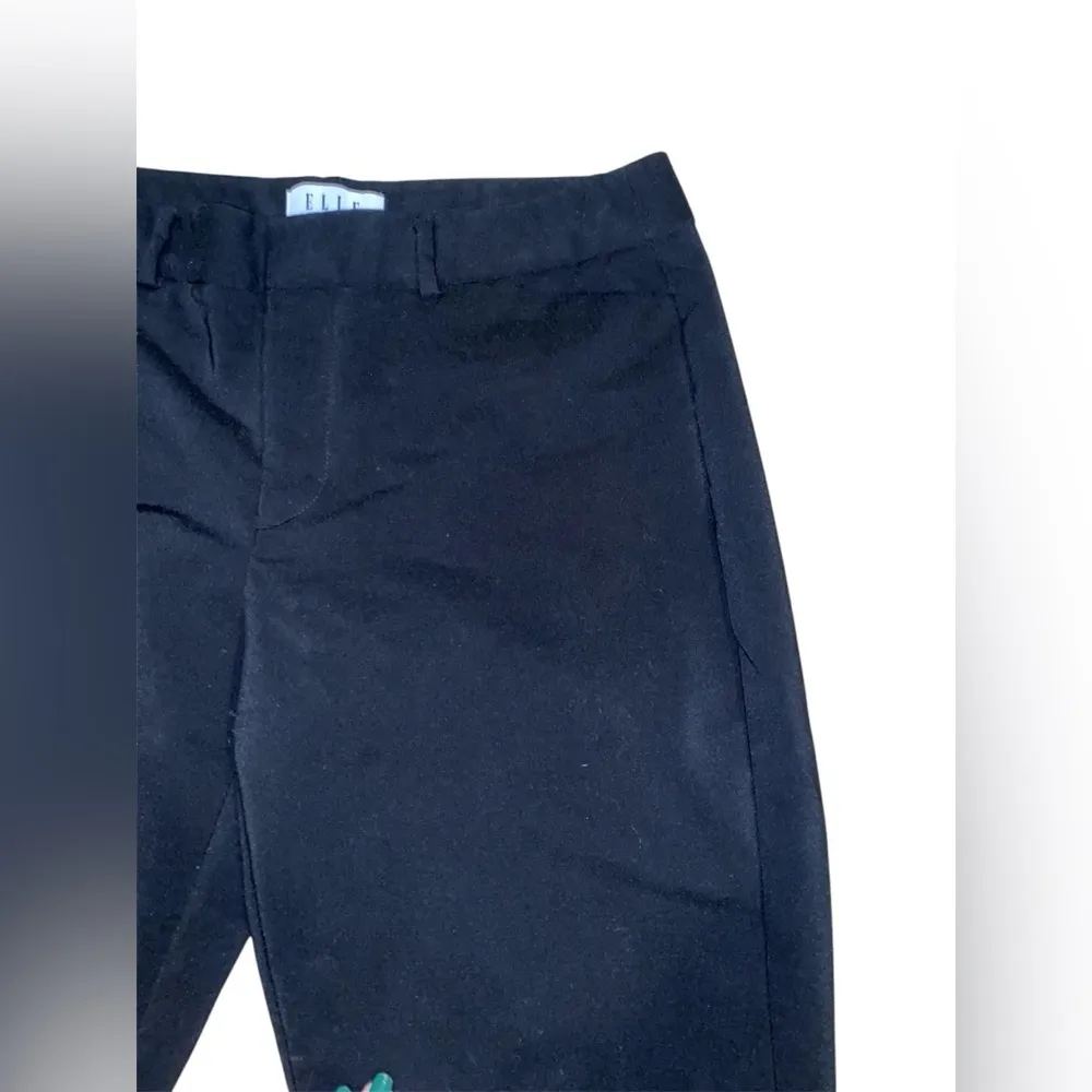 black cropped trouser pants - Image 2