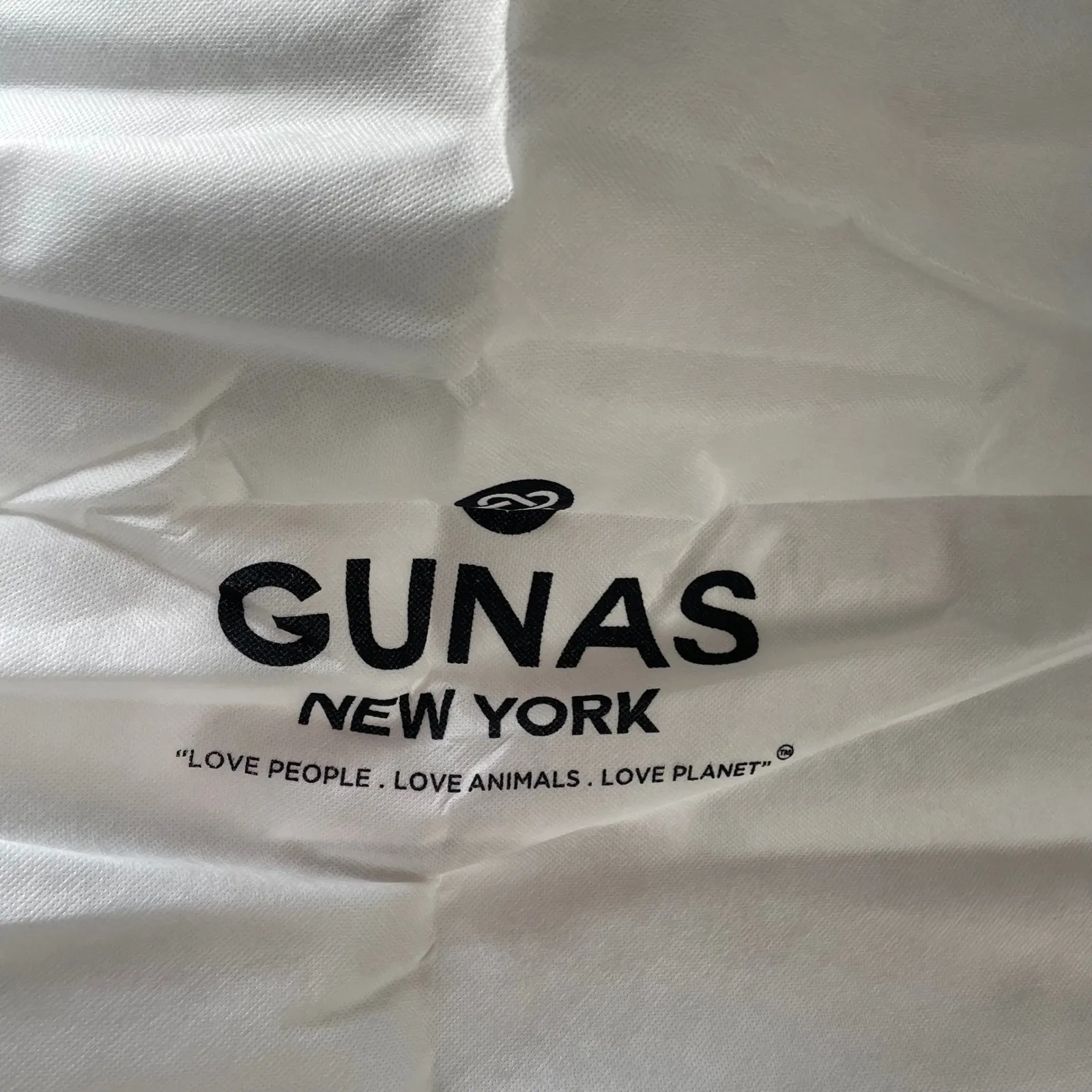 GUNAS New York Ruth Tote Pink Canvas Vegan Bag NWOT Dust Bag - Image 11