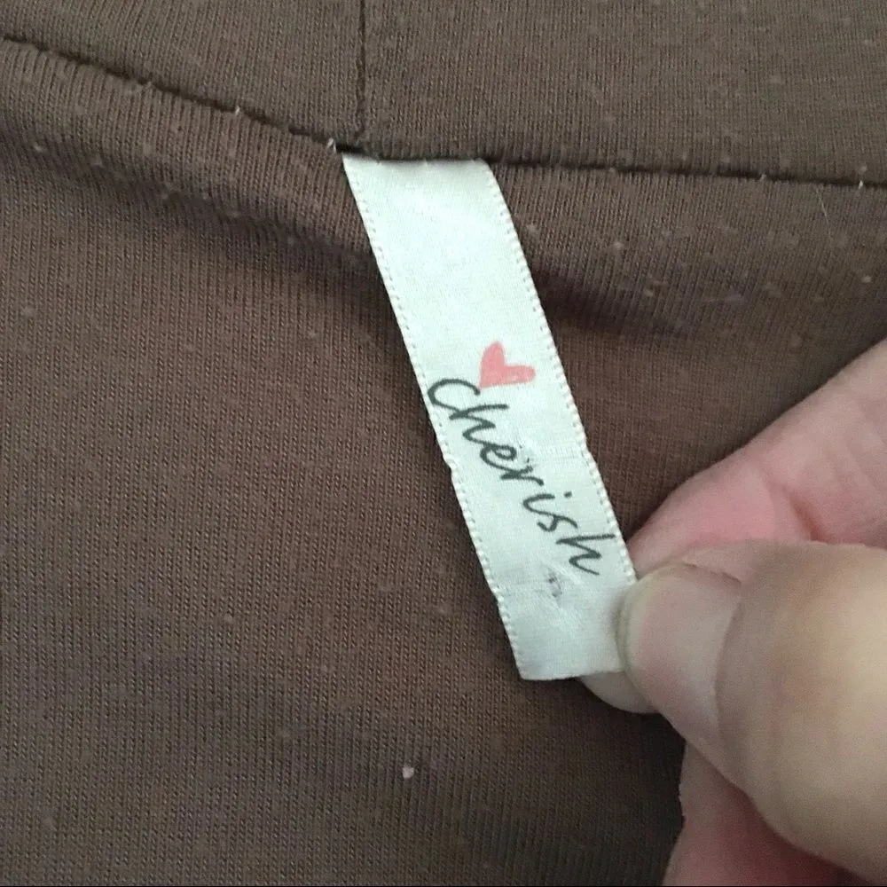 Cherish Sherpa dolman sleeve hooded jacket M - Image 4