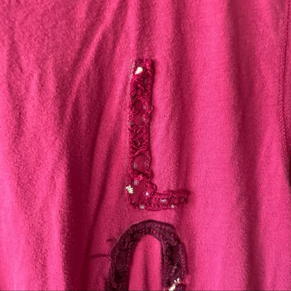 American Eagle Y2K LOVE Applique Fitted Tee - Image 2