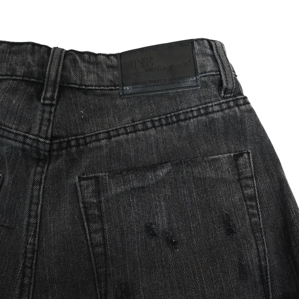 One Teaspoon Women's 25 High Waist Bandits Jean Shorts - Image 4