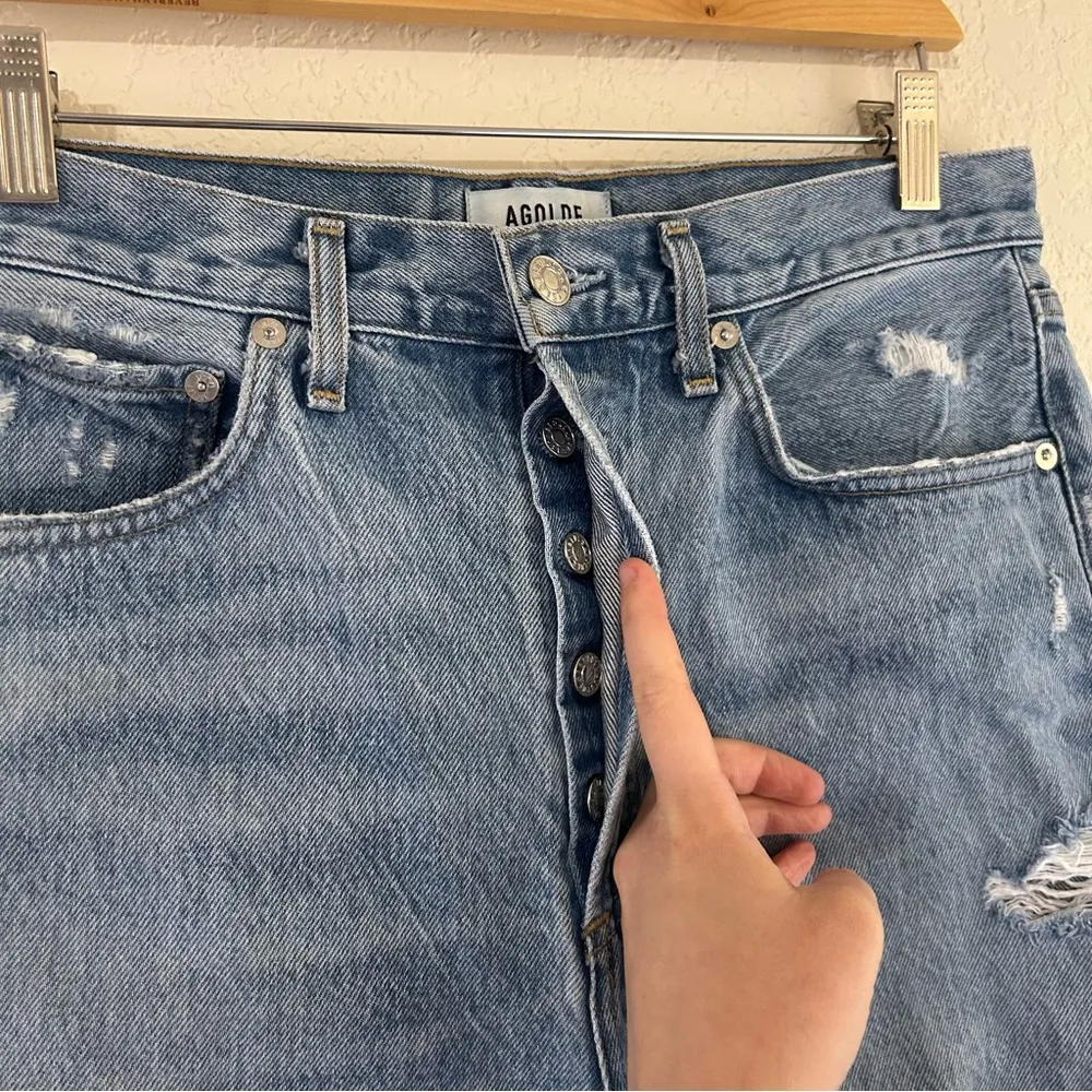 90's Mid Rise Loose Fit Jeans - Image 7