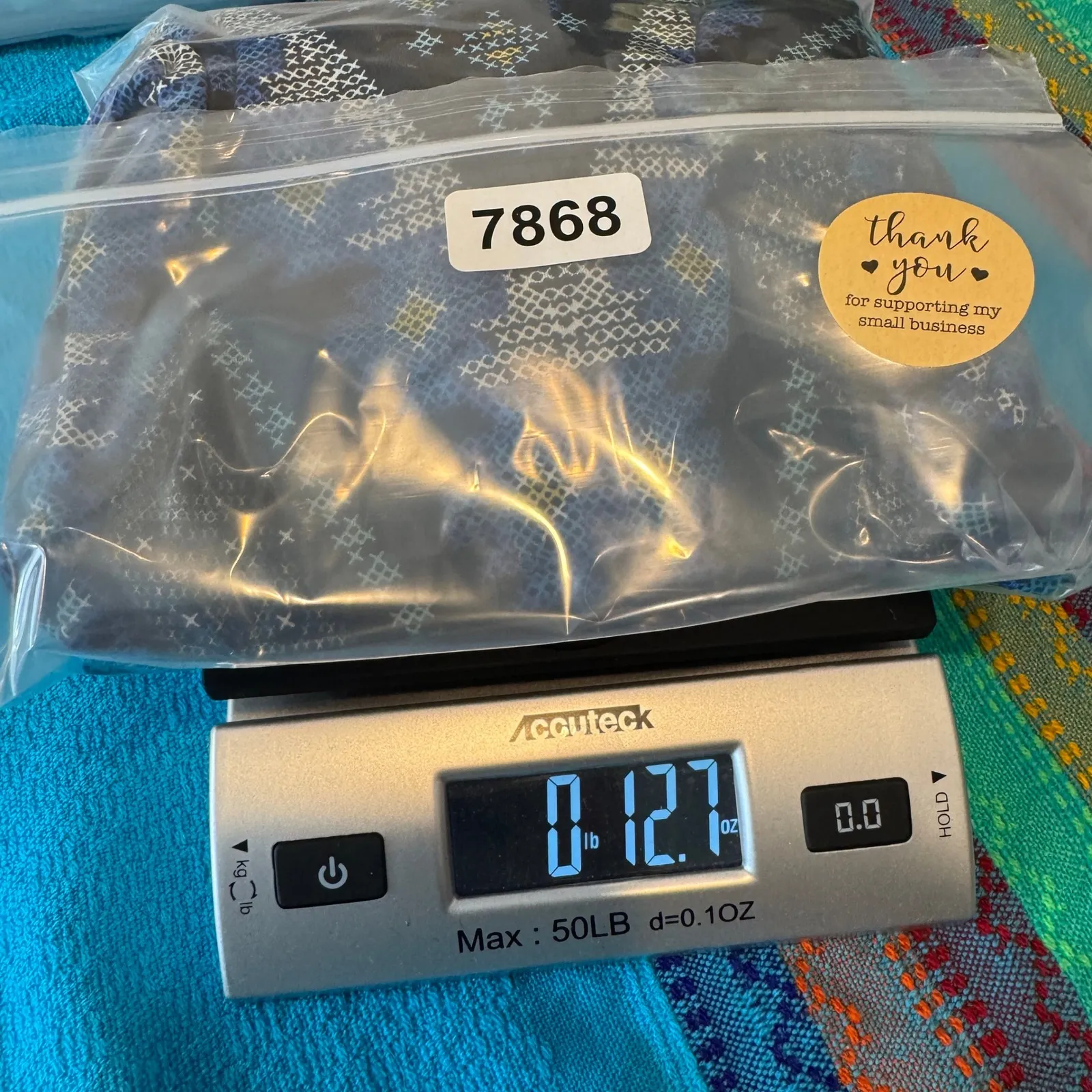 Karen Kane Geometric Print Long Sleeve Dress Womens XL Blue Black Polyester - Image 16