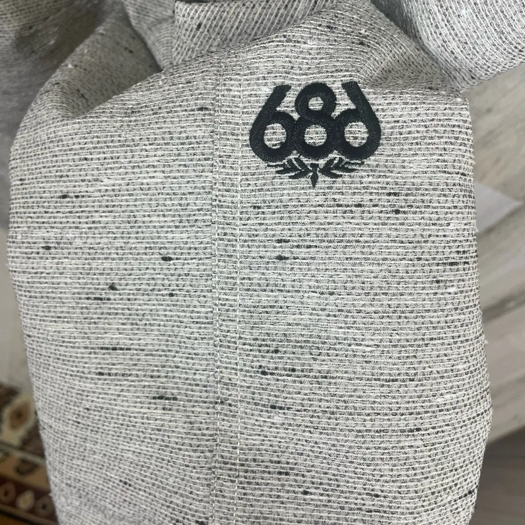 Six Eight Six 686 Snow Pants size S Light Grey Avey Waterproof Insulated Skiing Gray - Image 6