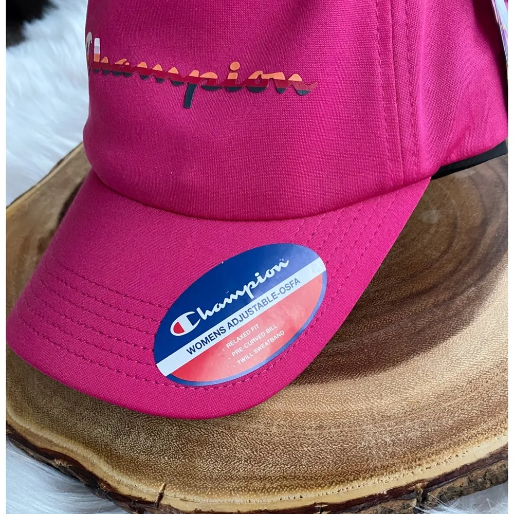 NWT Champion Logo Script Dad Cap - Image 4