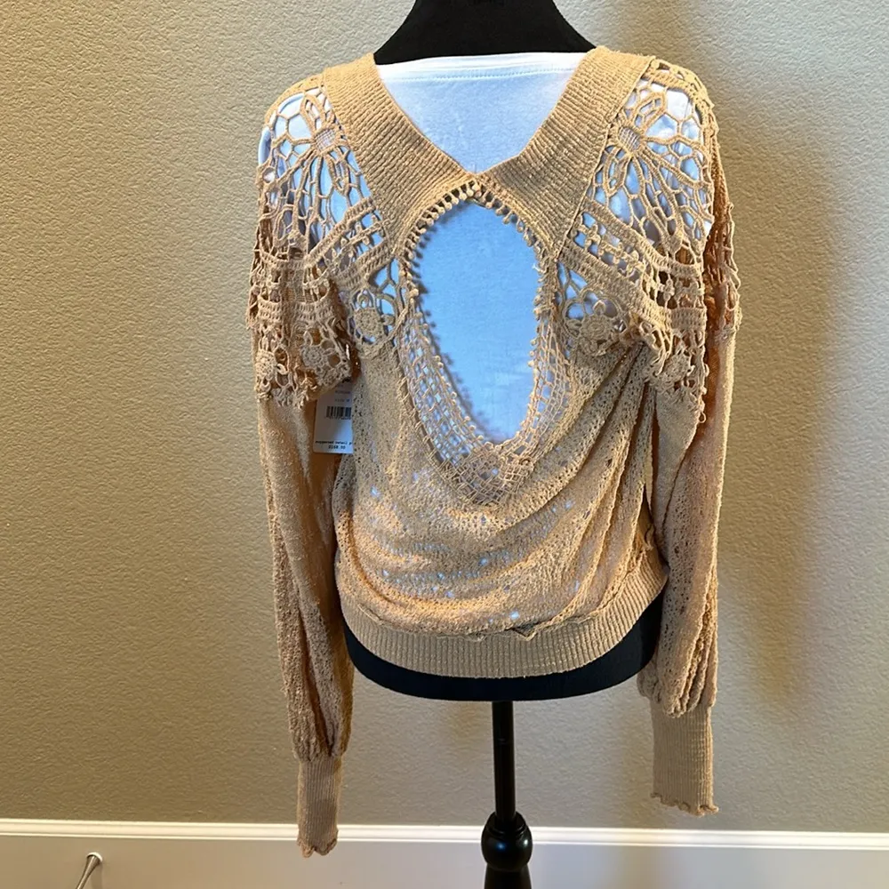 NWT Free People Mimosa long sleeve blouse - Image 5