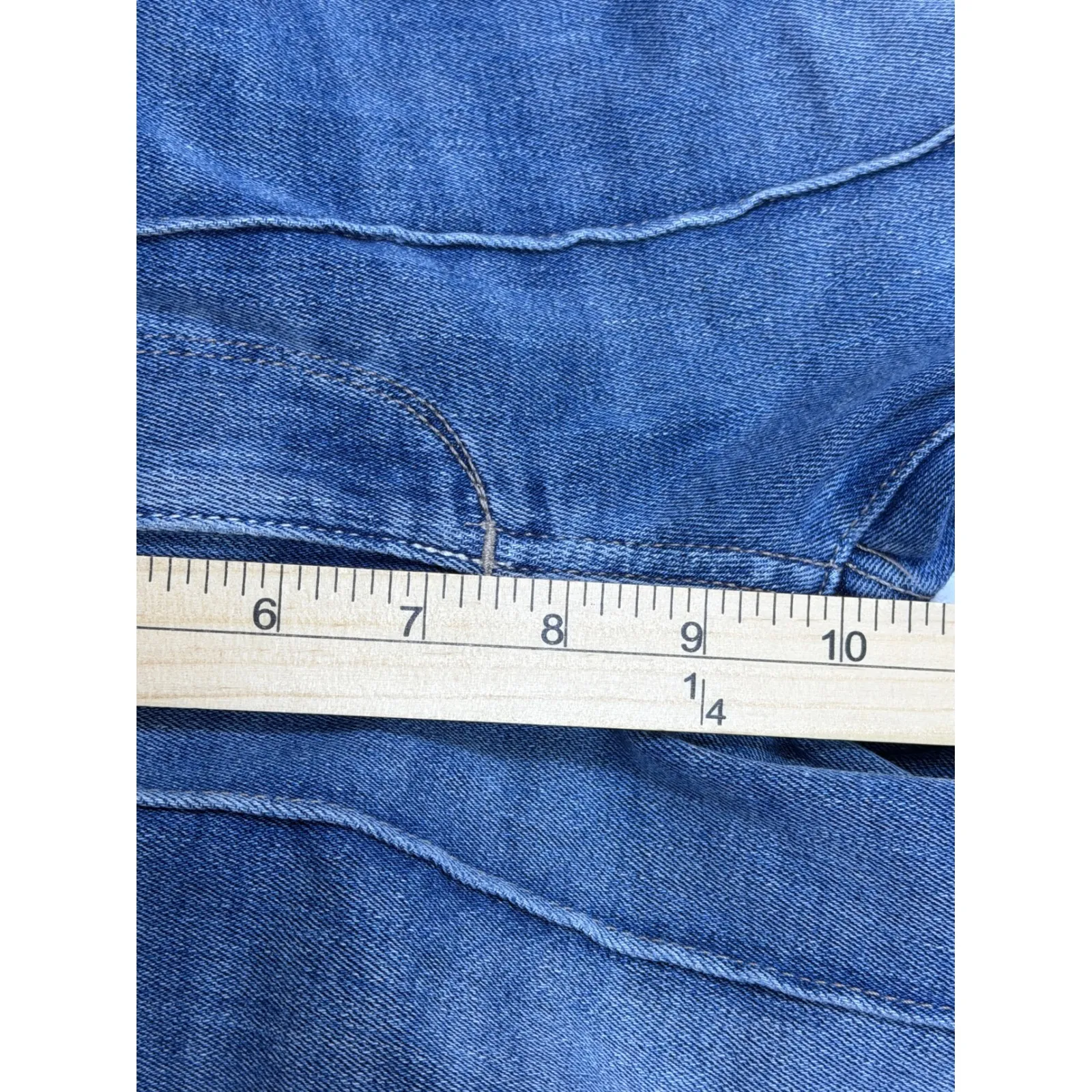 DL1961 Bridget Boot size 24 High Rise Instasculpt Jeans Wythe Wash Flare - Image 4