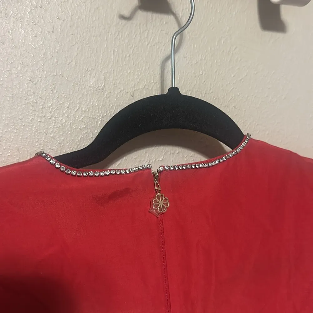 Kate spade rhinestone collar top‎ Size 00 - Image 7