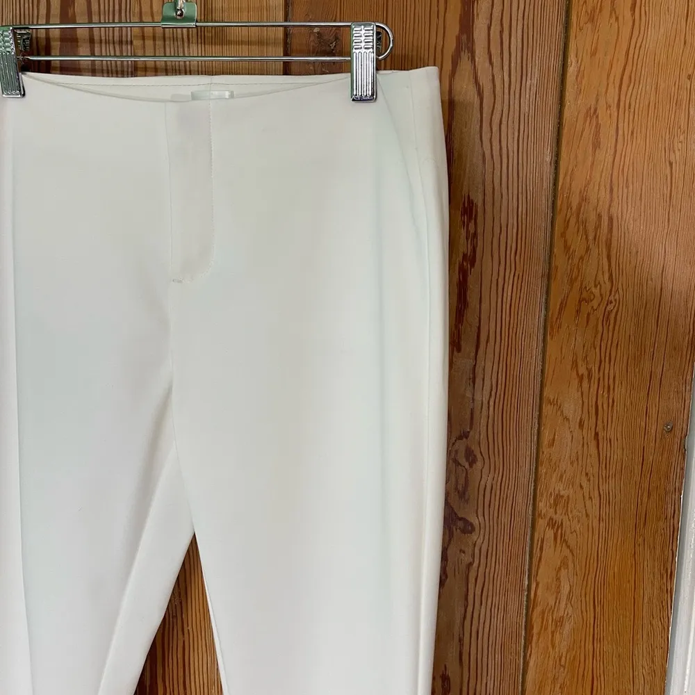 ✨ Ecru ✨ White Flare Leg Trousers ~ Size 2 🍄 - Image 2