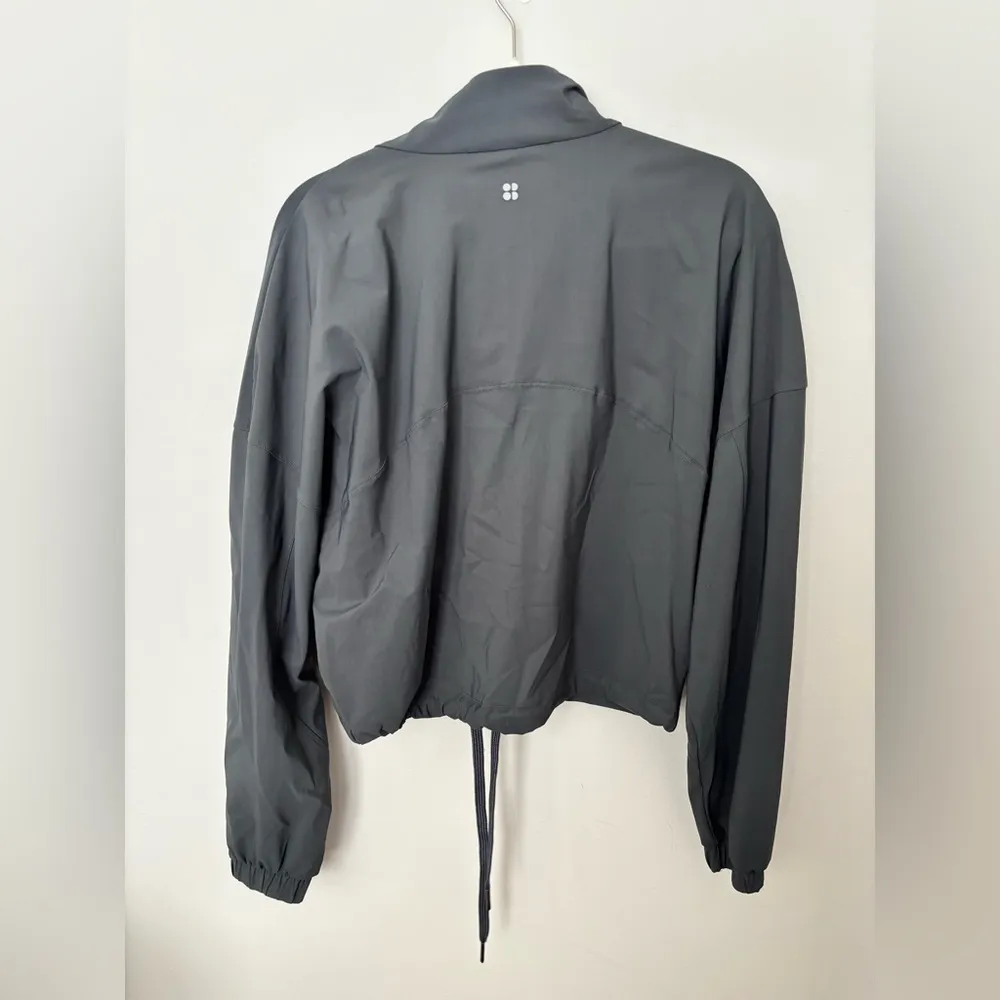 Sweaty Betty Women's Explorer Casual Workout Half Zip Sweatshirt sz 10 (L) grey - Image 3