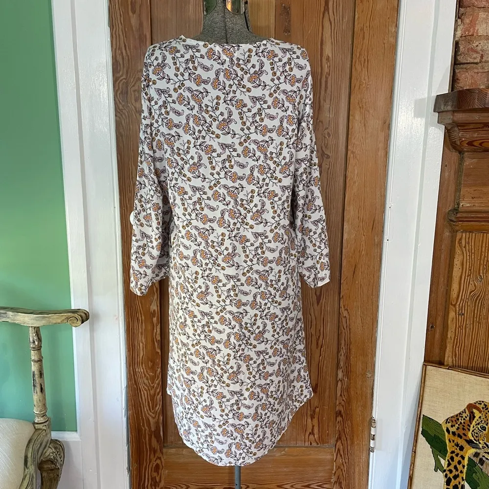 Shoshanna Swimwear Lightweight Floral Boho Coverup Kaftan Dress  - Size Large - Image 5